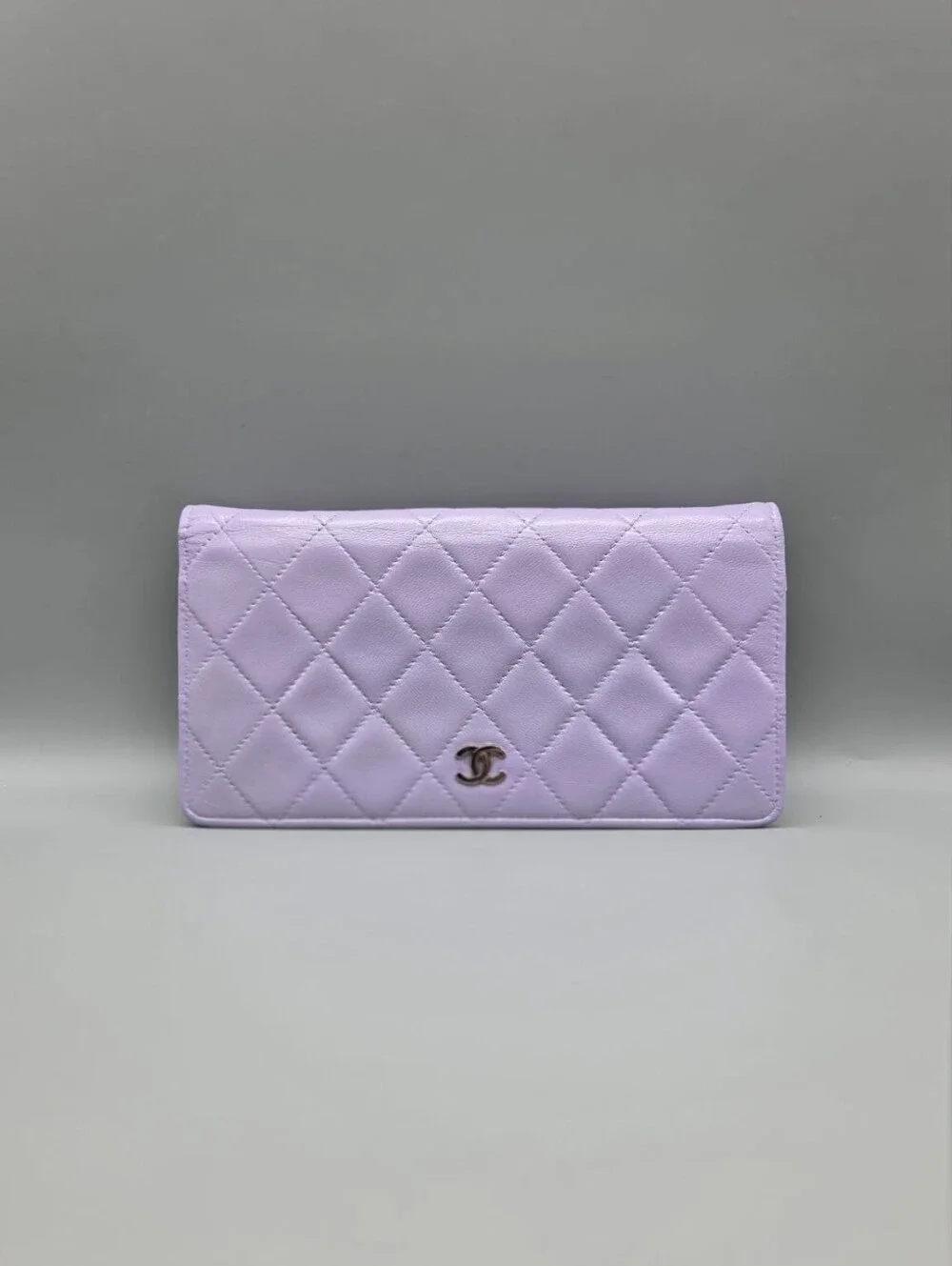 🟣Chanel Purple Learher Clutch/Wallet🟣 - Picture 6 of 16